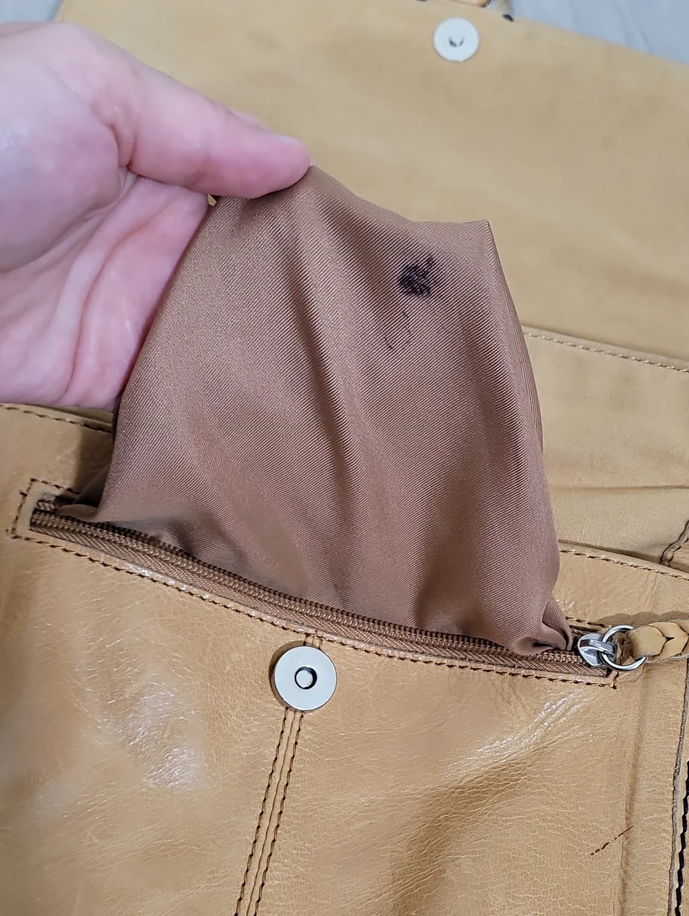 The Sak Ventura Convertible Backpack Crossbody Brown Leather Studded Boho